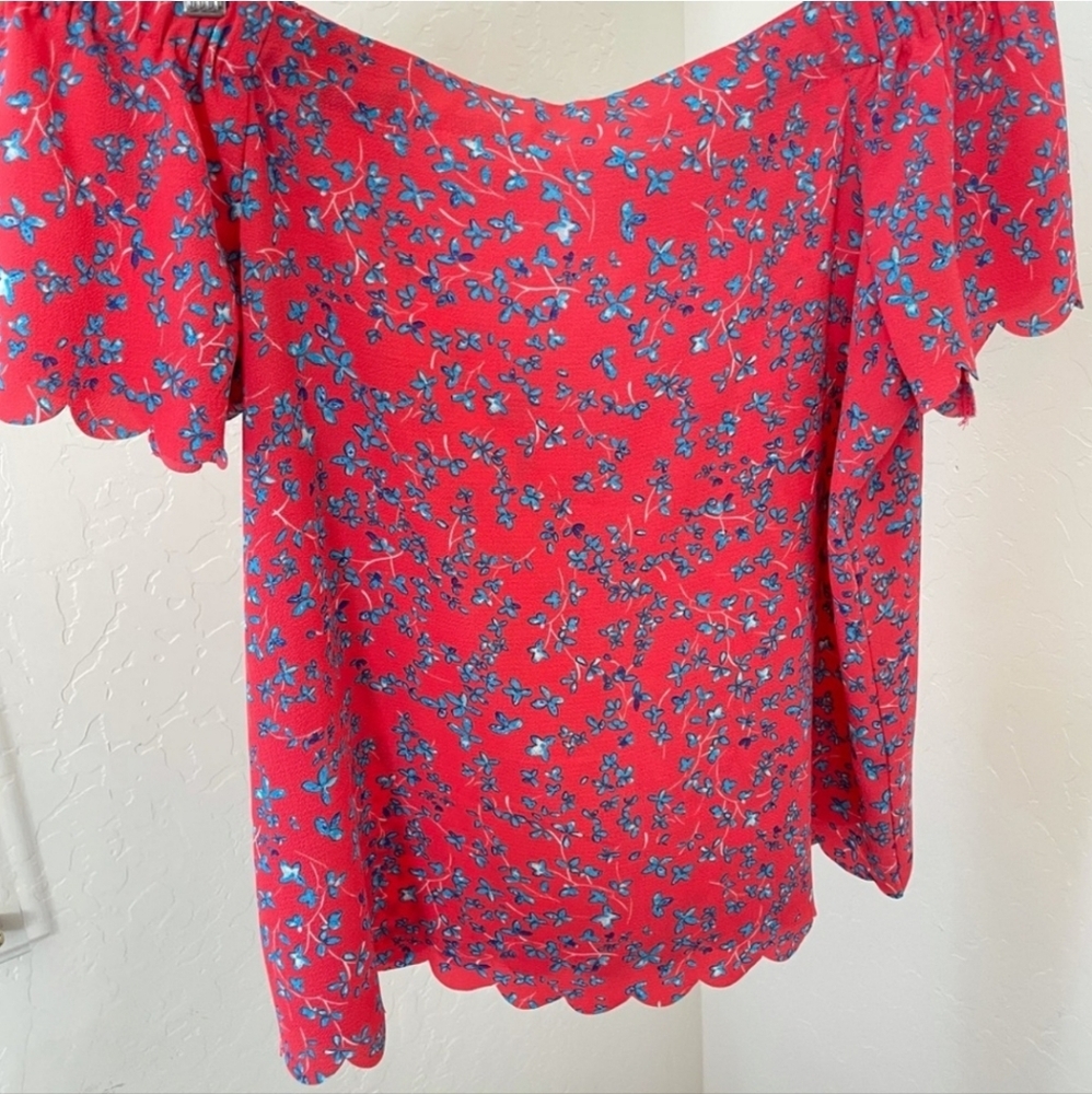 Floral off the shoulder Top  Size XXL